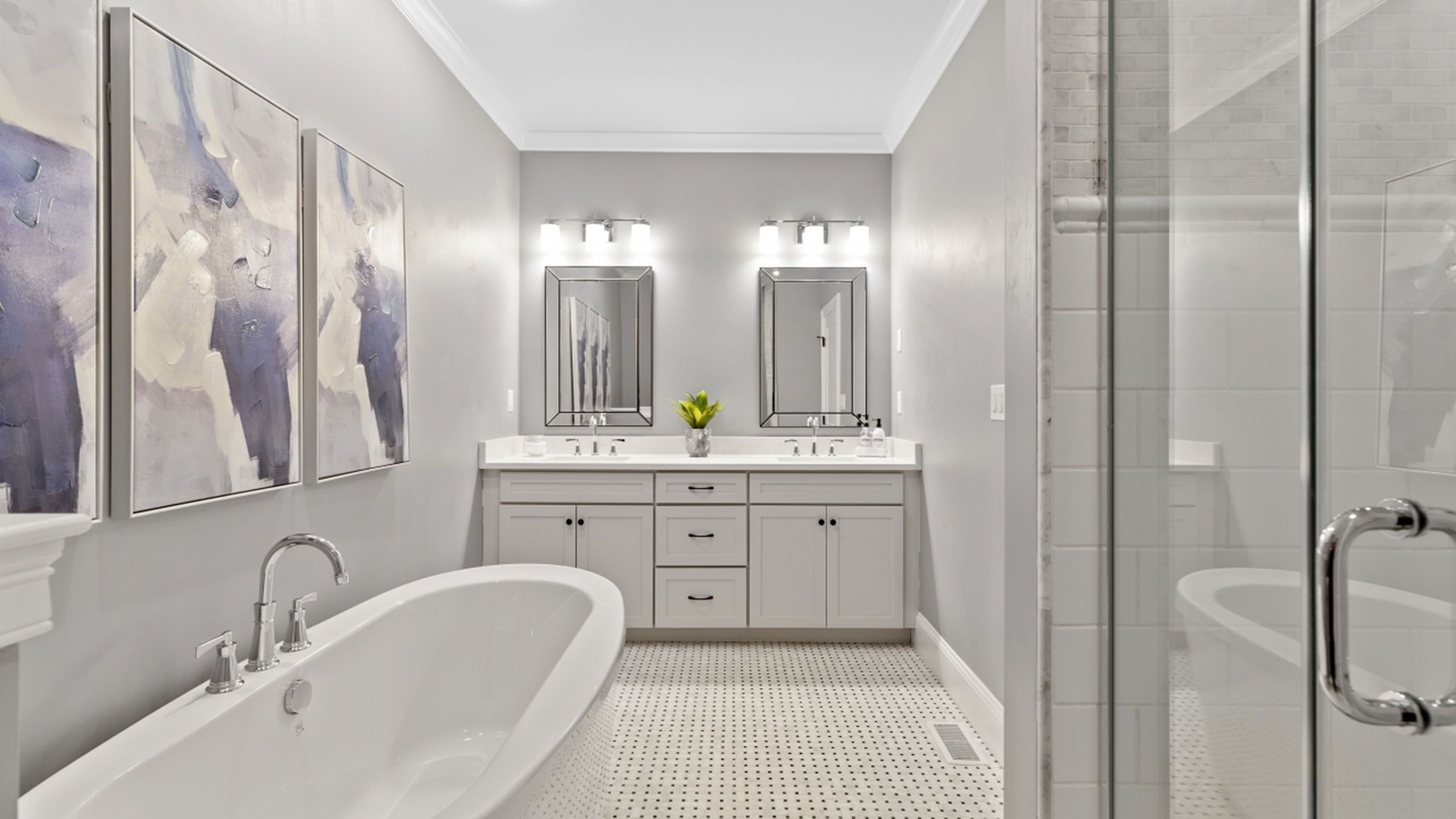 Custom bathroom design by Ashland Cabinet