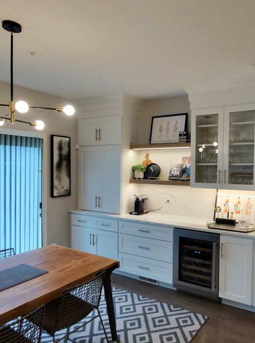 Custom Dry Bar by Ashland Cabinet