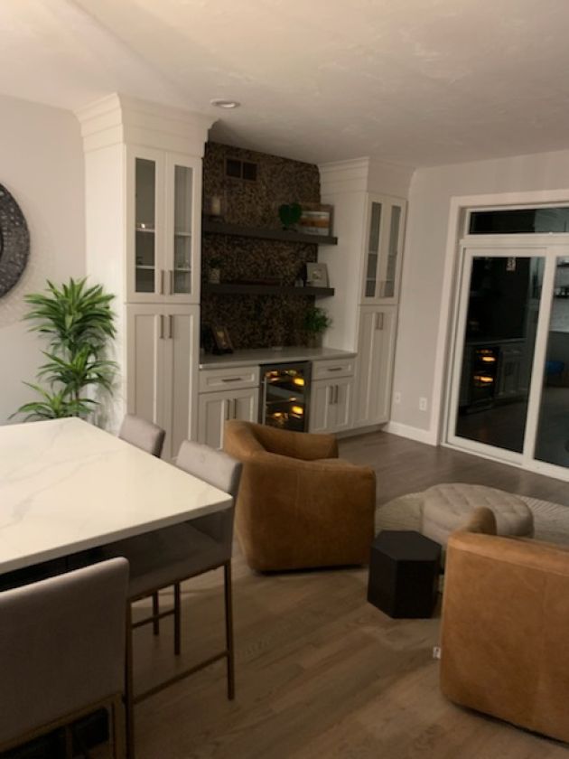 Ashland Cabinet custom living room design
